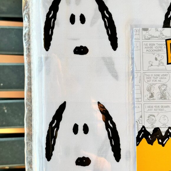 Peanuts SNOOPY FULL Size ALL COTTON Sheet Set - 4-pc SNOOPY FACE Set - Picture 3 of 3